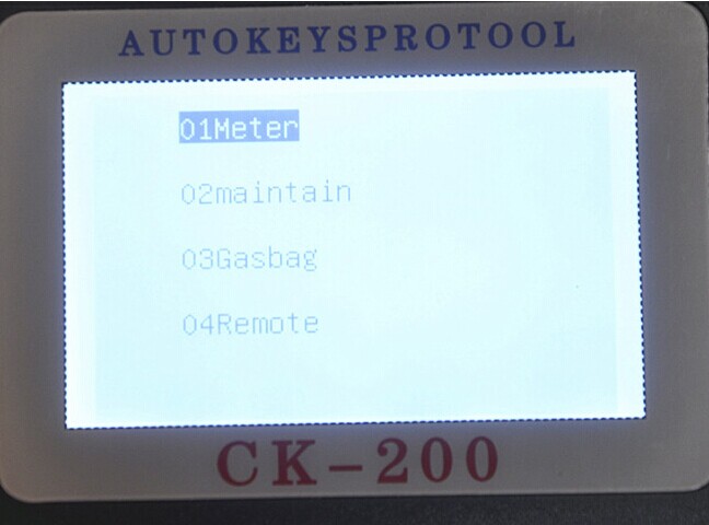 CK-200 คีย์โปรแกรมเมอร์หน้าจอแสดงผล -7