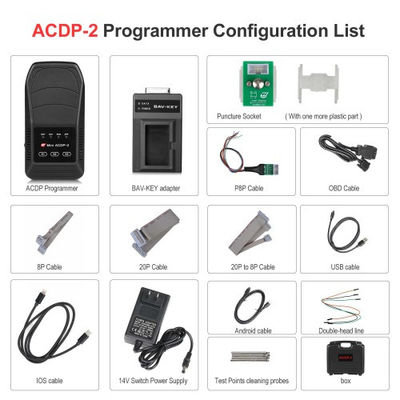 2025 Yanhua ACDP-2 Locksmith Package with Module 1/2/3/7/9/10/12/20/24/29/31/33/34 for BMW Land Rover Porsche  VW Audi Add Keys & All Key Lost