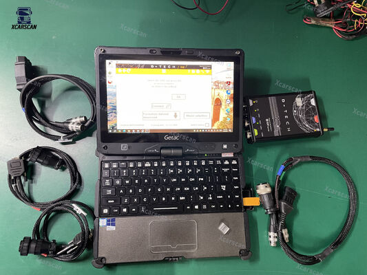 CF53 laptop For Deutz Fahr Tractor Combine Truck Diagnostic Tool SDF D-TechAPP SerDia 4.0 Eol Program key dongle Fahr D-Tech APP