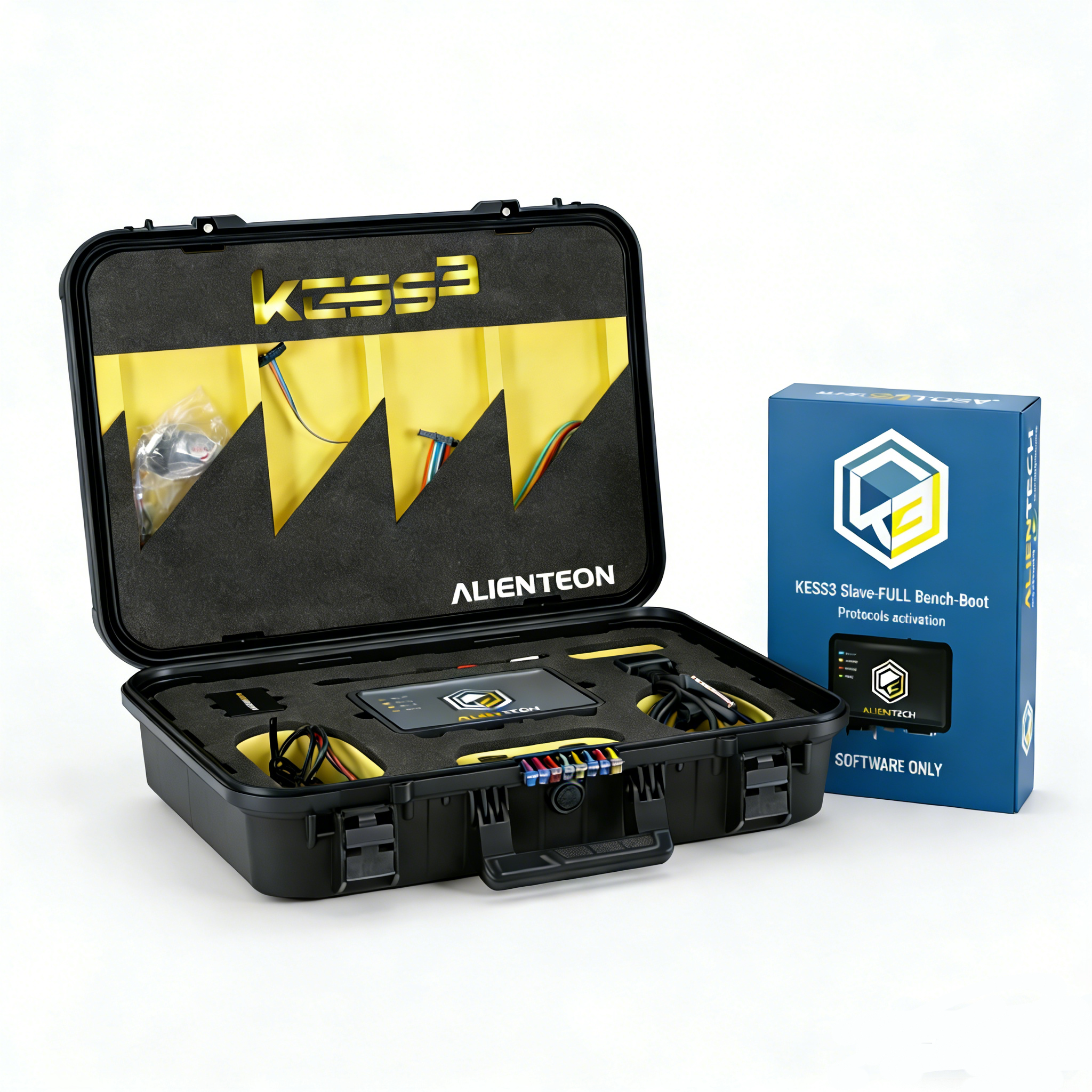 Alientech KESS3 ECU TCU โปรแกรมเมอร์ OBD Boot Bench