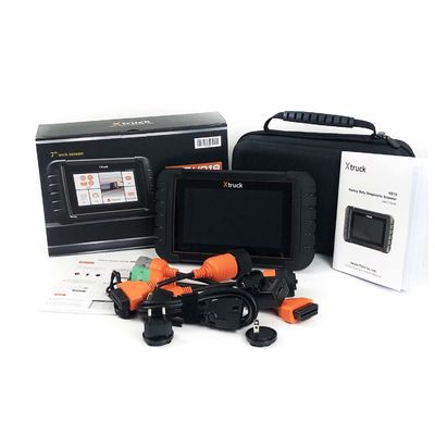 เครื่องสแกนเนอร์วินิจฉัยรถบรรทุกหนัก Xtruck HD19 พร้อมการสนับสนุนหลายภาษา DPF Regenerator และระบบปฏิบัติการ Android 9.0