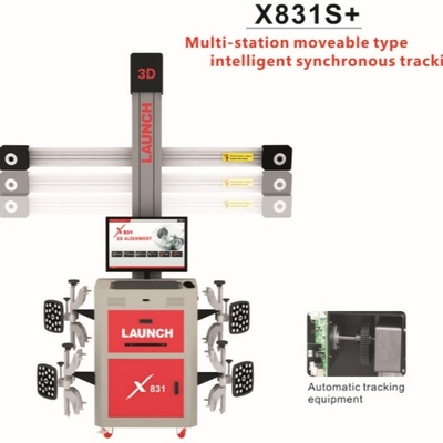 แท่นยกตั้งศูนย์ล้อรถยนต์ 3 มิติ 4 เสา LAUNCH X831S+ X831Plus