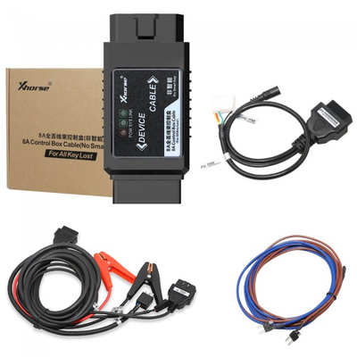 Xhorse VVDI สำหรับ T-oyota 8A Non-Smart Key อะแดปเตอร์ All Keys Lost ผ่าน OBD ไม่ต้องถอด Xhorse VVDI 8A สายเคเบิลกล่องควบคุม