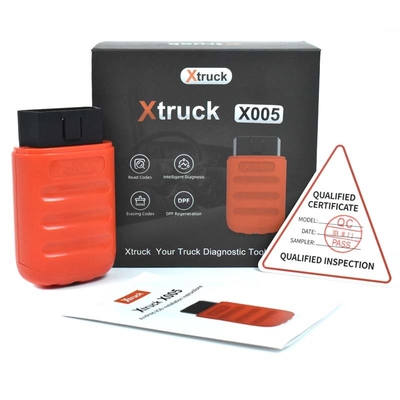 Xtruck X005 รองรับการอ่านและแฟลช ECU การวินิจฉัยอัจฉริยะ สำหรับ SHAC-MAN SINOTRUK Dong-Feng FAW WEICHAI