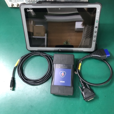 แท็บเล็ต Getac F110 พร้อมเครื่องมือวินิจฉัย Scania VCI4 สำหรับรถบรรทุกและรถโดยสาร Scania เครื่องสแกนวินิจฉัย Scania VCI4 Vehicle Communication Interface VCI4