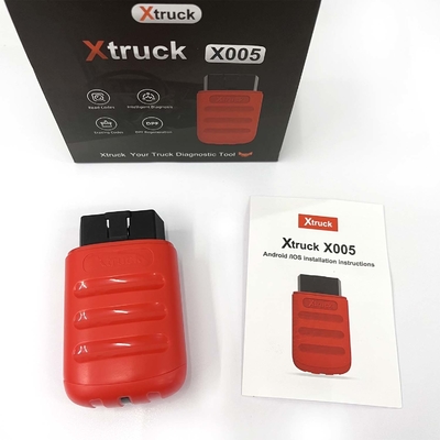 Xtruck X005 โบลูทูธ 5.1 เครื่องมือวินิจฉัยรถบรรทุกสําหรับ FAWDE SHACMAN