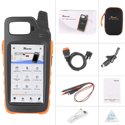 Xhorse VVDI Key Tool Max Pro พร้อม MINI OBD Tool Function การสนับสนุนหลายภาษา CAN FD / โลเตจและกระแสรั่วไหล
