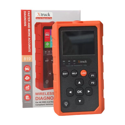 เครื่องมือวินิจฉัย Xtruck 819 OBD2 พร้อม 9 โปรต็อกอลหลัก รองรับจอ IPS ขนาด 2.8 นิ้ว และเครื่องเชื่อม OBDII 16 ปิน