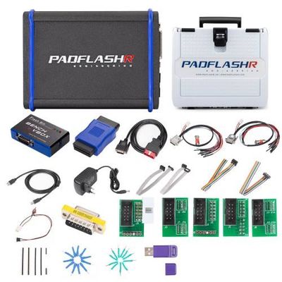 PADFLASH รุ่นเต็ม ECU TCU โปรแกรมการ์ดพร้อม Bluetooth และการสนับสนุน Checksum สําหรับการวินิจฉัยรถยนต์