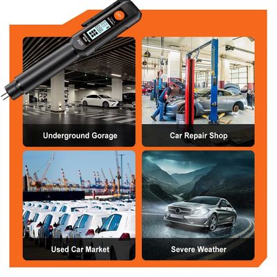 Digital Brake Fluid Tester with DOT3 DOT4 DOT5.1 Compatibility Automatic Sleep and Buzzer Alarm for Accurate Water Content Detection