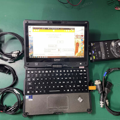 Getac V110 Laptop with For Deutz-Fahr SerDia 4.0 software Diagnostic Tool SDF D-Tech 1.0 for deutz Fahr 4 x CAN K/L-Line Truck Programming