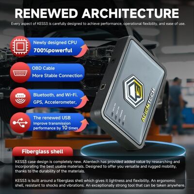 Original Alientech KESS V3 KESS3 Master Version ECU and TCU Programming Tool with Car OBD-Bench-Boot LCV Protocol Get Free GODIAG GT100 Pro