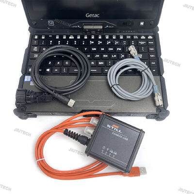 Still CANBOX Forklift Diagnostic Tool พร้อมโปรแกรมเวอร์ชั่น 8.21 การสนับสนุนหลายภาษาและ Box Can Bus Line ของเดิม