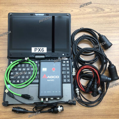V110 Laptop สําหรับ Agco FENDT 4x4 VCI Valtra Massey Ferguson แทรคเตอร์ รถบรรทุก Agco Dst Canusb ชุดอิเล็กทรอนิกส์ AGCO EDT เครื่องมือวินิจฉัย