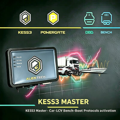 AlienTech KESS V3 ECU TCU เครื่องมือการเขียนโปรแกรม OBD สําหรับรถยนต์ โปรโตคอล อุปกรณ์วินิจฉัย LCD ECU Chip Tuning Online Remap Tool