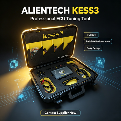 Alientech KESS V3 ECU Tuning Programmer พร้อมการสนับสนุนหลายโปรโตคอล สามารถปรับปรุง Master / Slave และประมวลผลข้อมูลเร็ว 10 เท่า