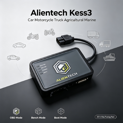 Alientech KESS V3 Multi-Protocol ECU Programmer พร้อมการโอนไฟล์เร็ว 10 เท่า และการปรับปรุง slave-to-master