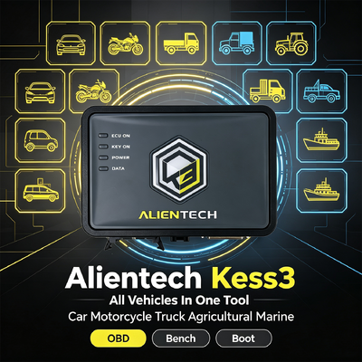 Alientech KESS V3 แพลตฟอร์มปรับแต่ง ECU พร้อมโหมด Triple-Mode OBD Bench Boot หน่วยประมวลผลเร็วกว่า 7 เท่า และถ่ายโอนไฟล์เร็วกว่า 10 เท่า