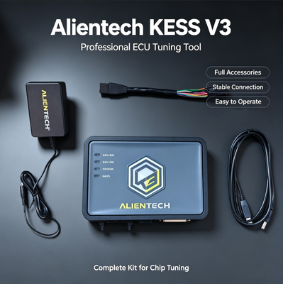 Alientech KESS V3 ECU Programmer พร้อมการถ่ายโอนข้อมูลที่เร็วกว่า 10 เท่า, อินเทอร์เฟซ 9 ภาษา และตัวเครื่องคอมโพสิตไฟเบอร์กลาส