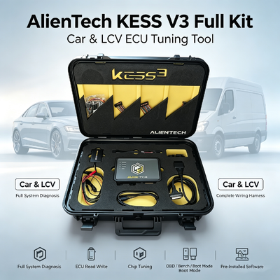 Alientech KESS3 เครื่องมือโปรแกรม ECU พร้อมอินเทอร์เฟซหลายภาษาสำหรับการจูน OBD Bench Boot และการสมัครสมาชิกฟรี 12 เดือน