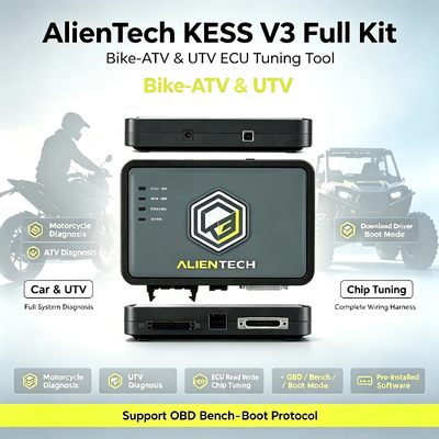 Alientech KESS3 ECU Programmer พร้อมอินเทอร์เฟซหลายภาษา OBD Bench Boot Tuning และการรับประกัน 1 ปี
