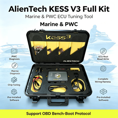 Alientech KESS3 ECU เครื่องวินิจฉัยผู้เขียนโปรแกรม พร้อมเครื่องปรับ PWC ทัพเรือ