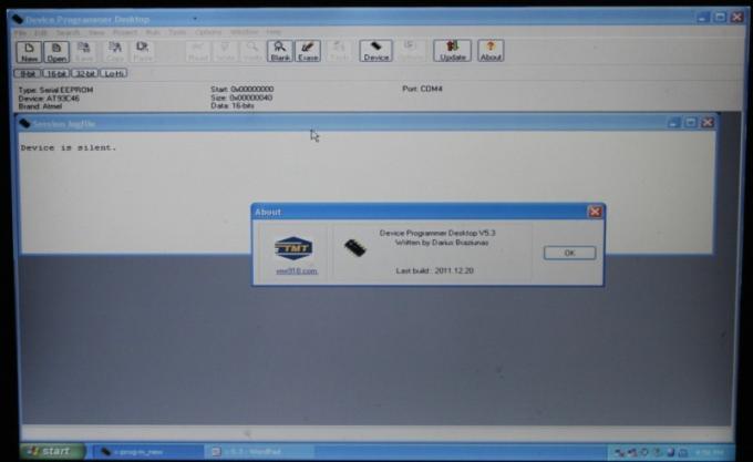 จอแสดงผลซอฟต์แวร์ XPROG-M V5.3 2