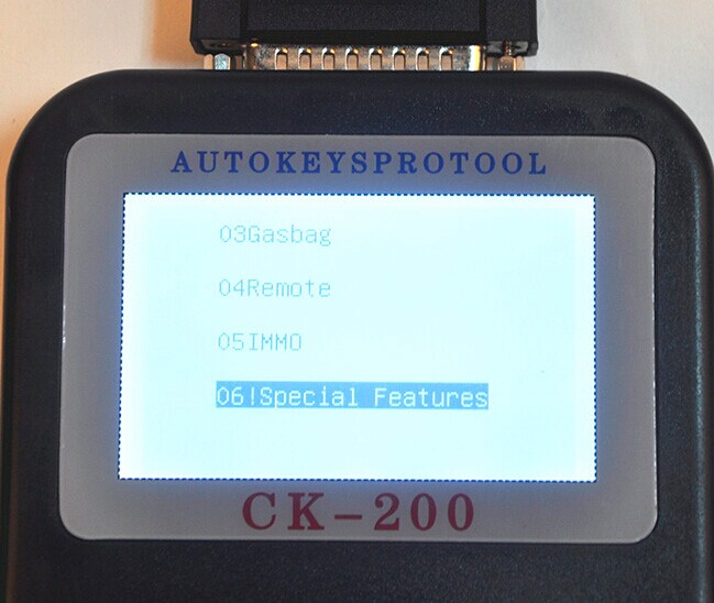 CK-200 คีย์โปรแกรมเมอร์หน้าจอแสดงผล -1