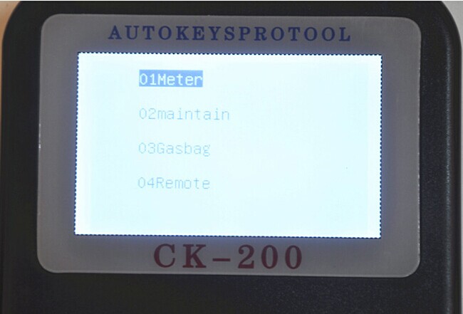 CK-200 คีย์โปรแกรมเมอร์หน้าจอแสดงผล -2