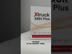 เครื่องมือวิเคราะห์รถบรรทุก Xtruck X003 Plus – อ่านรหัสข้อผิดพลาดและสตรีมข้อมูลสำหรับ Cummins/Volvo/Scania